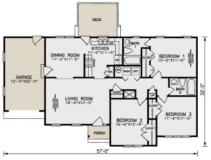 Main Floor for House Plan #699-00440