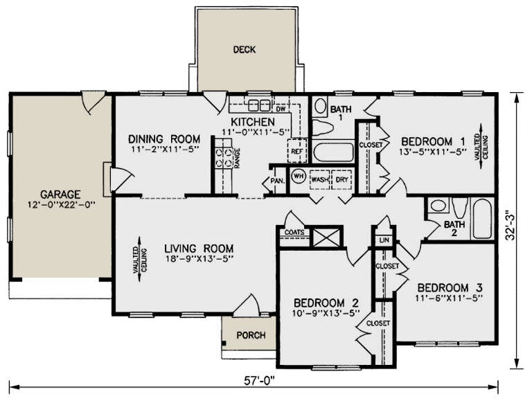 House Plan House Plan #33834 Drawing 1