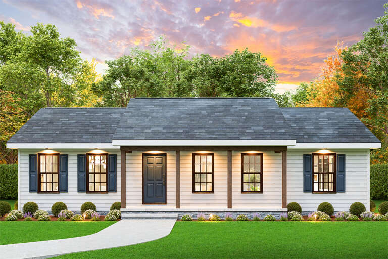 House Plan House Plan #33835 Front Elevation 