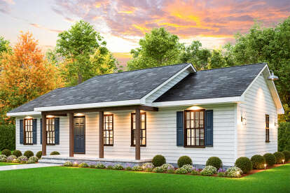 Country House Plan #699-00441 Elevation Photo