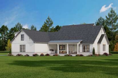 Modern Farmhouse House Plan #009-00459 Elevation Photo