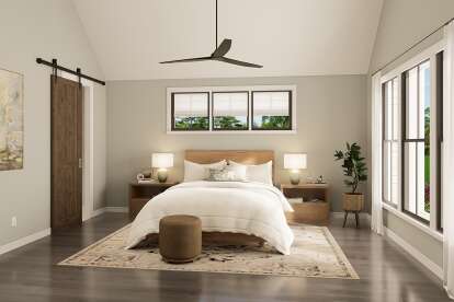 Modern Farmhouse House Plan #009-00459 Additional Photo