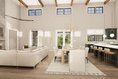 Modern Farmhouse House Plan #009-00460 Additional Photo