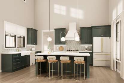 Modern Farmhouse House Plan #009-00460 Additional Photo