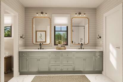 Modern Farmhouse House Plan #009-00460 Additional Photo