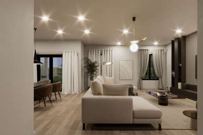 Modern Transitional House Plan #4100-00007 Additional Photo