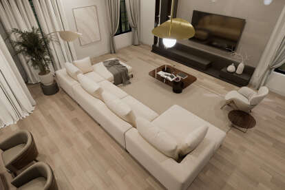 Modern Transitional House Plan #4100-00007 Additional Photo