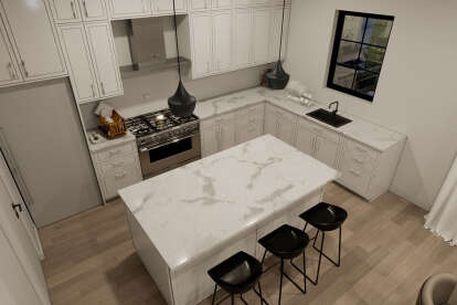 Modern Transitional House Plan #4100-00007 Additional Photo