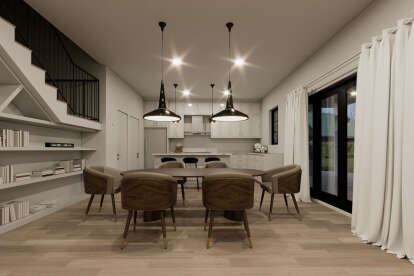 Modern Transitional House Plan #4100-00007 Additional Photo