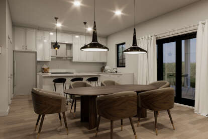 Modern Transitional House Plan #4100-00007 Additional Photo