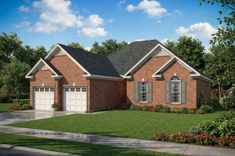 House Plan House Plan #3384 Angled Front Elevation