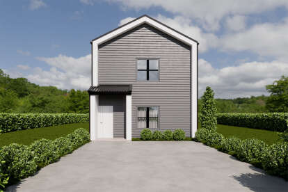 Contemporary House Plan #4100-00008 Elevation Photo