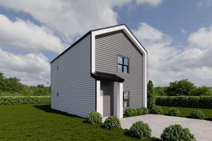 Contemporary House Plan #4100-00008 Elevation Photo