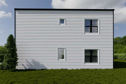 Contemporary House Plan #4100-00008 Elevation Photo