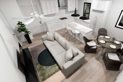 Contemporary House Plan #4100-00008 Additional Photo