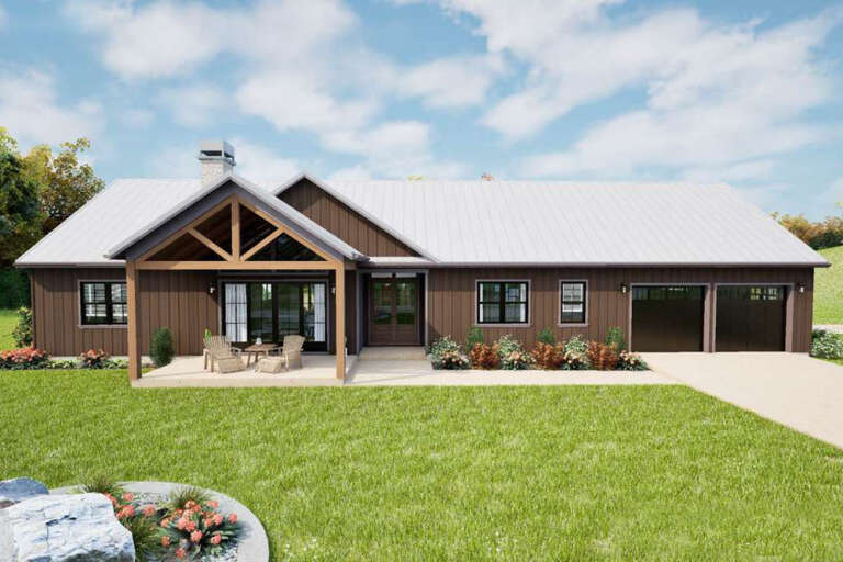 House Plan House Plan #33841 Front Elevation 