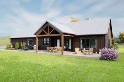 Modern Farmhouse House Plan #2559-01098 Elevation Photo