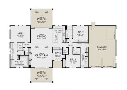 Main Floor for House Plan #2559-01098