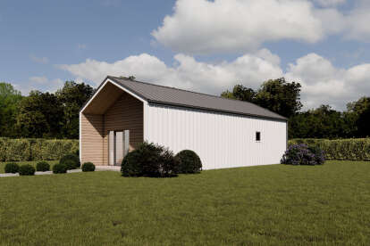 Modern House Plan #4100-00009 Elevation Photo