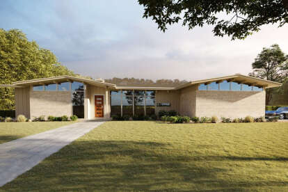 Modern House Plan #8314-00052 Elevation Photo