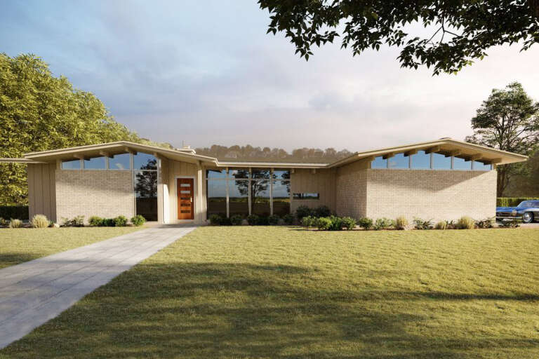 House Plan House Plan #33843 Front Elevation 