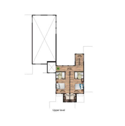 Second Floor for House Plan #8314-00055