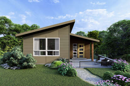 Contemporary House Plan #035-01173 Elevation Photo