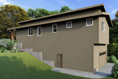 Contemporary House Plan #035-01173 Elevation Photo
