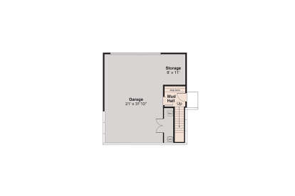 Basement for House Plan #035-01173