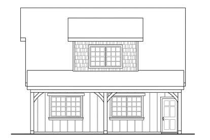 Craftsman House Plan #035-01175 Elevation Photo