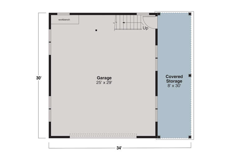 House Plan House Plan #33850 Drawing 1