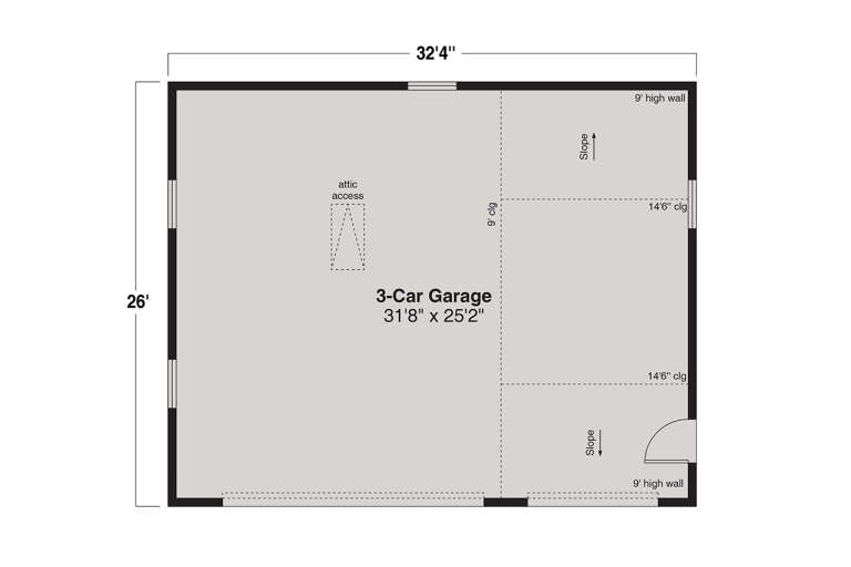 House Plan House Plan #33851 Drawing 1