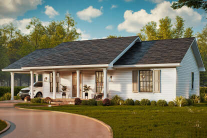 Country House Plan #699-00442 Elevation Photo