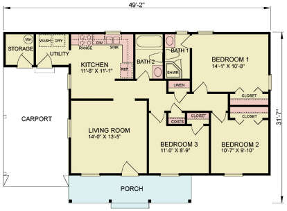 Main Floor for House Plan #699-00442