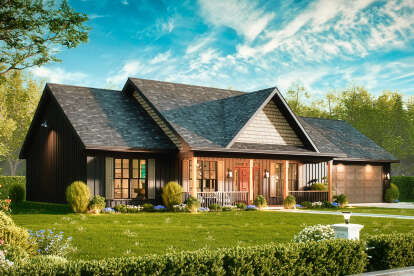 Country House Plan #699-00444 Elevation Photo