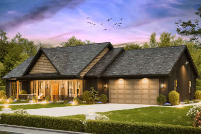 Country House Plan #699-00444 Elevation Photo