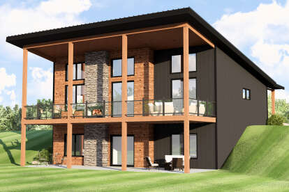 Modern House Plan #5032-00370 Elevation Photo