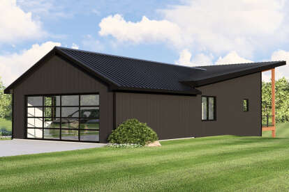 Modern House Plan #5032-00370 Elevation Photo
