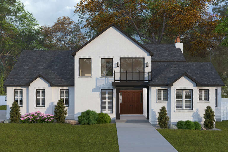 House Plan House Plan #33858 Front Elevation 
