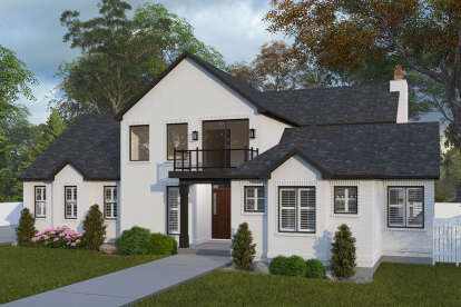 Modern Transitional House Plan #2802-00426 Elevation Photo