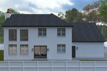 Modern Transitional House Plan #2802-00426 Elevation Photo