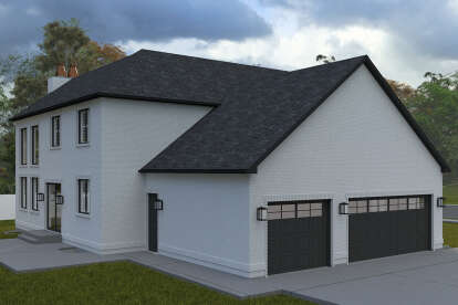 Modern Transitional House Plan #2802-00426 Elevation Photo