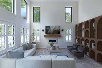 Modern Transitional House Plan #2802-00426 Additional Photo