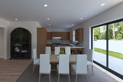 Modern Transitional House Plan #2802-00426 Additional Photo