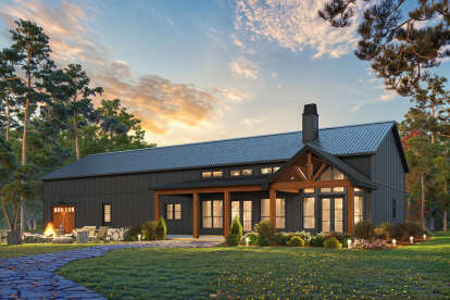 Barn House Plan #4534-00144 Elevation Photo