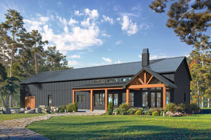 Barn House Plan #4534-00144 Elevation Photo