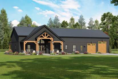 Barn House Plan #4534-00144 Elevation Photo