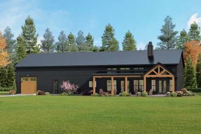 Barn House Plan #4534-00144 Elevation Photo