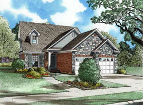 Traditional House Plan #110-00172 Elevation Photo