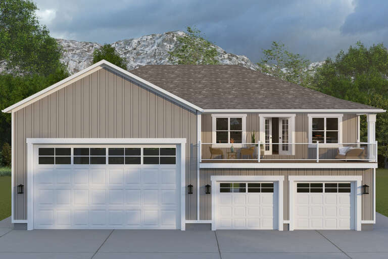 House Plan House Plan #33860 Front Elevation 